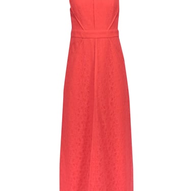 Whistles - Neon Coral Lace Formal Dress Sz 8