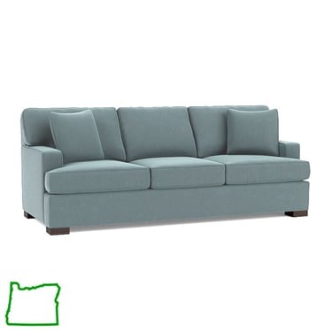 Contemporary Sofa in Robin's Egg