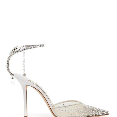 Jimmy Choo Saeda 100 Pumps With Crystals Women