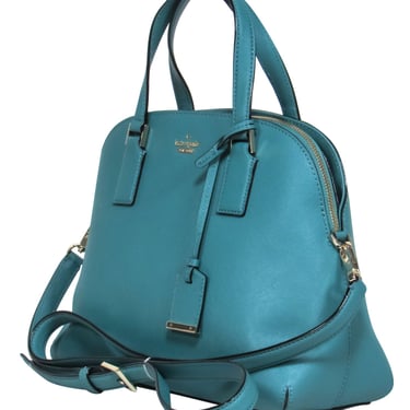 Kate Spade - Aqua Green Textured Leather "Cameron Street" Convertible Bag