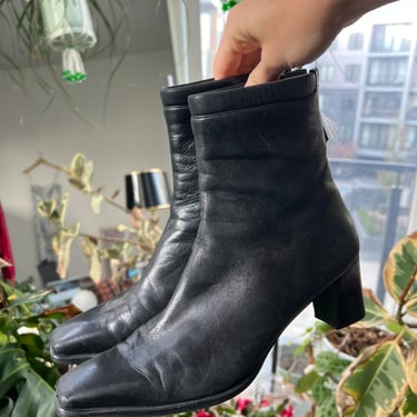 Vintage Stuart Weitzman Square Toe Boots