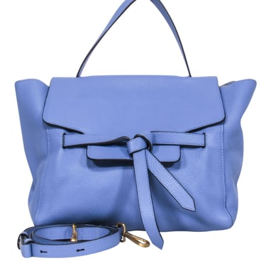 Annabel Ingall - Periwinkle Leather Convertible Satchel