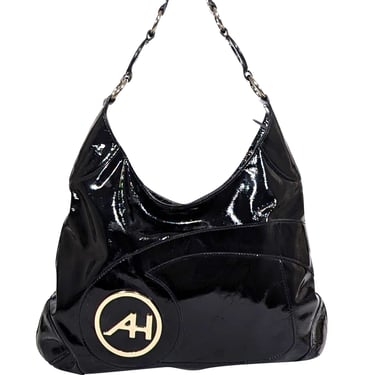 Anya Hindmarch - Black Patent Leather Shoulder Bag