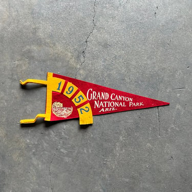 Vintage 1953 Greensburg, Kansas Felt Souvenir Pennant 