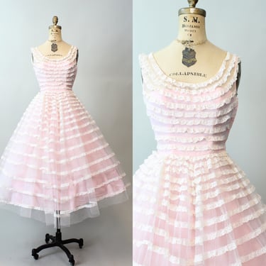 1950s CUPCAKE lace tulle dress xs  | new summer 