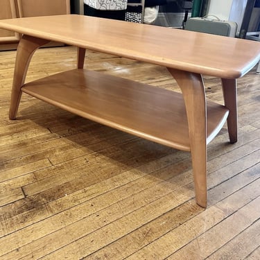 Heywood Wakefield Coffee Table w/shelf