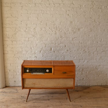 MCM Fonovox by Loewe Opta, Model 05811-W Stereo Cabinet Console