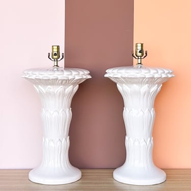 Pair of Roche Style Lamps