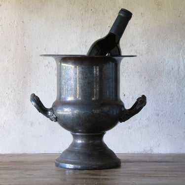 Vintage Champaign Bucket, Silverplate Ice Bucket, Vintage Wine Cooler 