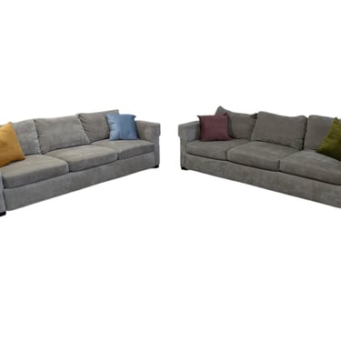 Bernhardt Modern Cream Couch Set