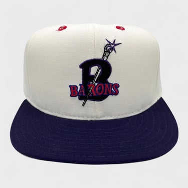 Vintage 1990s Birmingham Black Barons Negro Leagues Fitted Hat 7 1/8
