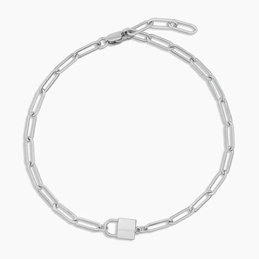 Thatch - Jessa Lock Bracelet - Rhodium