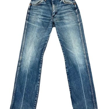 Vintage 90's Wrangler Blue Denim Jeans Sz 28 Made in USA