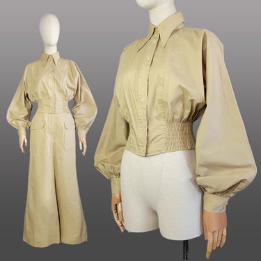 1970s Pantsuit / Rare 1972 Digits By Willi Smith / Digits by Willi Smith /  Willi Smith Streetwear / Vintage Streetwear / Size Small  Medium 