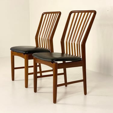 Two (2) Teak Side Chairs by Svend A. Madsen for Moreddi INC., circa 1960s - *Please ask for a shipping quote before you buy. 