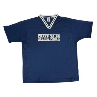 Vintage Proud To Be "Drug Free" Baseball Jersey