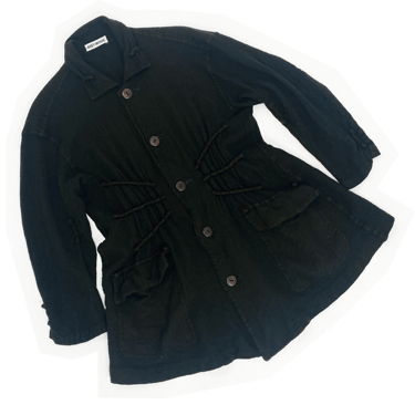 Issey Miyake F/W 1994 ruched wool jacket
