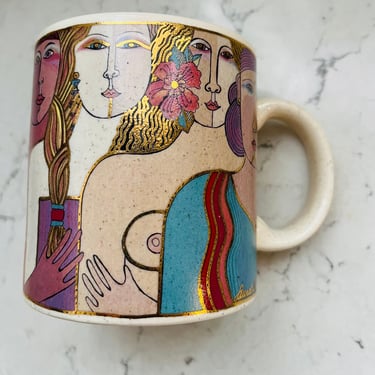 Vintage Laurel Burch "Women of Colour" Mug Circa 1993 by LeChalet