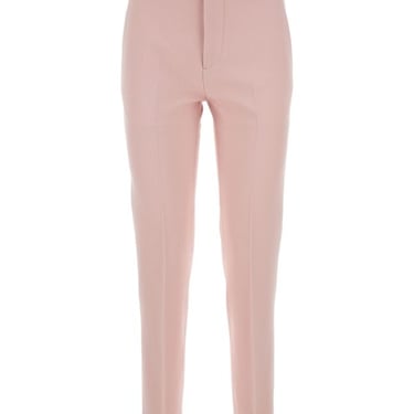 Burberry Woman Pastel Pink Wool Pant