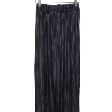 Black Pleated Maxi Skirt USA