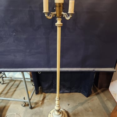 Vintage 4 Bulb Torchiere Floor Lamp 10.5