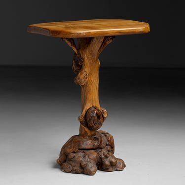 Primitive Pedestal Table