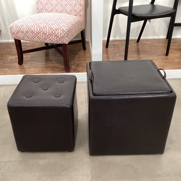 Storage Cube Ottoman Set