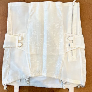 Vintage 40s 50s White Girdle Garter Belt / Girdle | Erratic Static Vintage  - New York, NY