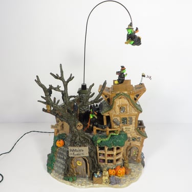 Retired Spooky Town Lemax Witch's Lair 