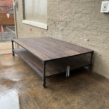 RH Industrial Style Coffee Table