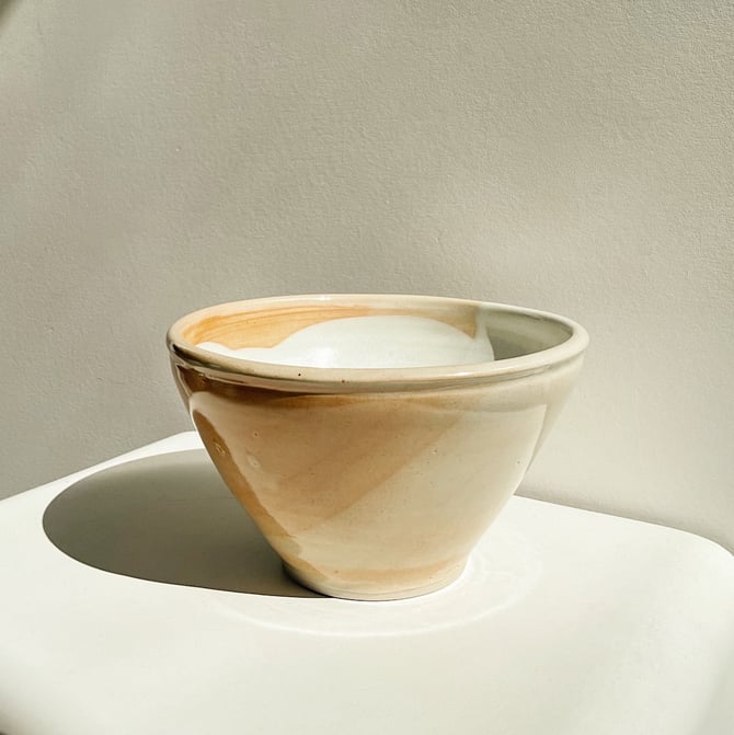 Peach Watercolour Ceramic Bowl