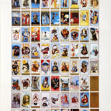 Tarot Cards by Salvador Dali, Poster, 1984 