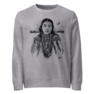 Native American Woman- Men's/Unisex Crewneck Sweatshirts