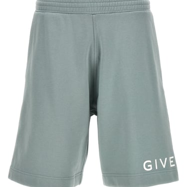 Givenchy Men Logo Print Bermuda Shorts