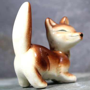 FOR FOX LOVERS! | Adorable, Vintage Ceramic Fox Figurine