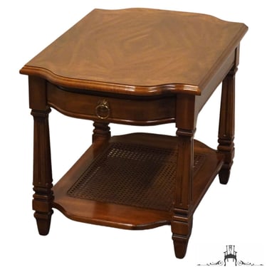 MERSMAN WALDRON Italian Provincial Bookmatched Walnut 20" Accent End Table 