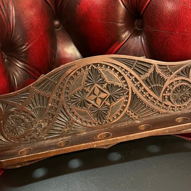 Vintage Carved Pipes Holder for Wall 