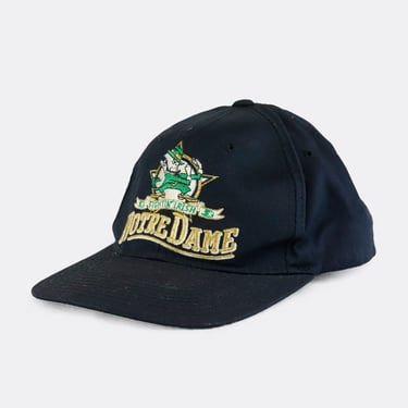 Vintage Starter Notre Dame Fighting Irish Gold Embroided Snapback Hat