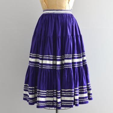 Vintage 1950s Patio Skirt