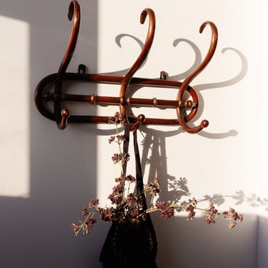 vintage french bentwood coat rack