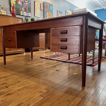 Teak Executive Desk by Børge Mogensen for Soborg Mobler