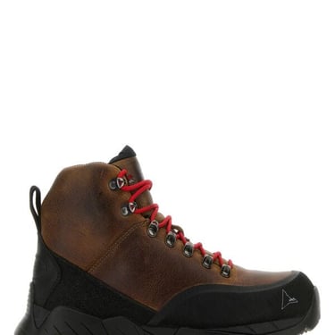 Roa Men Brown Leather Andreas Ankle Boots