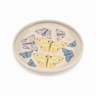 Heerwagen Ceramics Ceramic Plate Denmark Karin and Erling Heerwagen Butterfly 