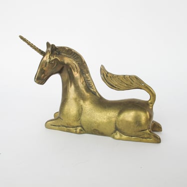 Brass Vintage Unicorn 