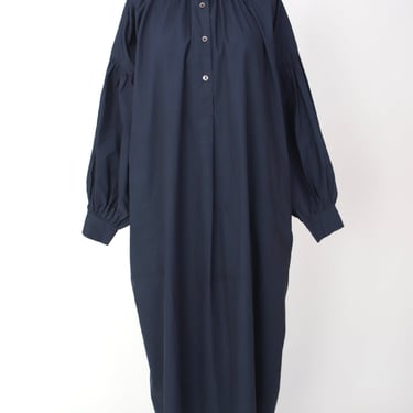 Mumokuteki Poplin Cotton Shirtdress