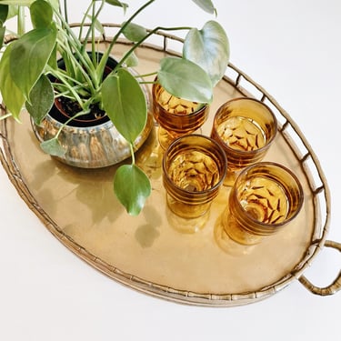 Large Brass Serving Tray
