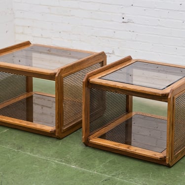 Boho Vintage End Tables