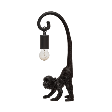 Resin Monkey Wall Sconce/Table Lamp with Inline Switch