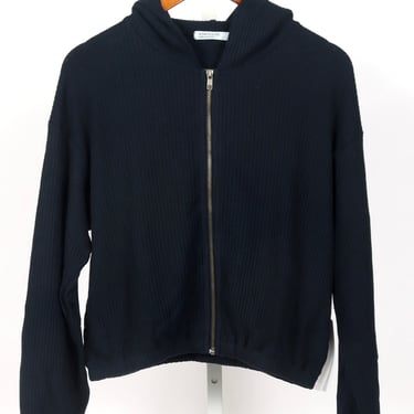 Luxe Thermal Zip Hoodie - New Navy