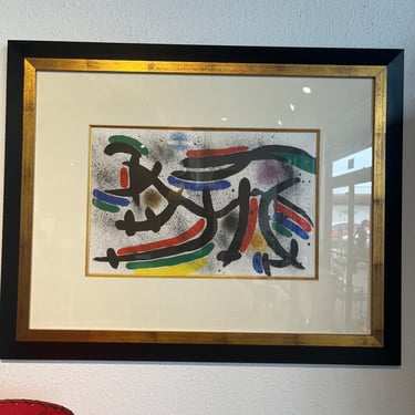 ‘PLATE IX - LITHOGRAPHE I’ BY MIRÓ (1972)